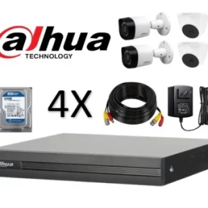 اربع كاميرات 2 ميجا نوع داهوا شامل التركيب